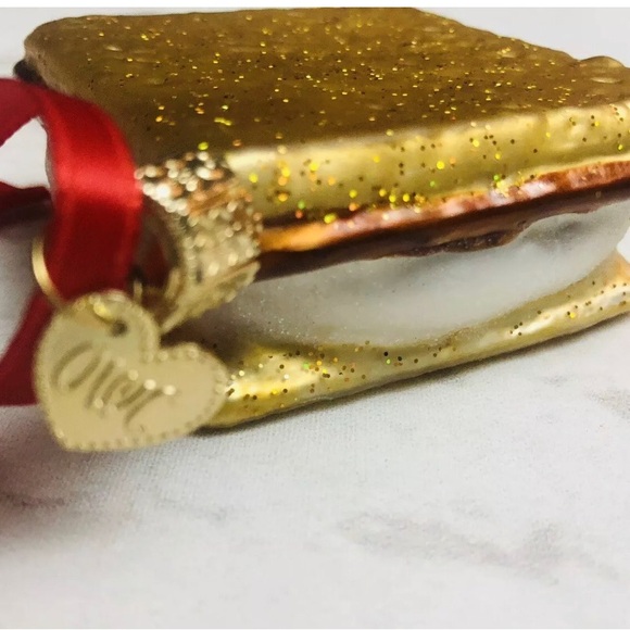 S'More Campfire Snack Old World Christmas Glass Ornament - Picture 4 of 8
